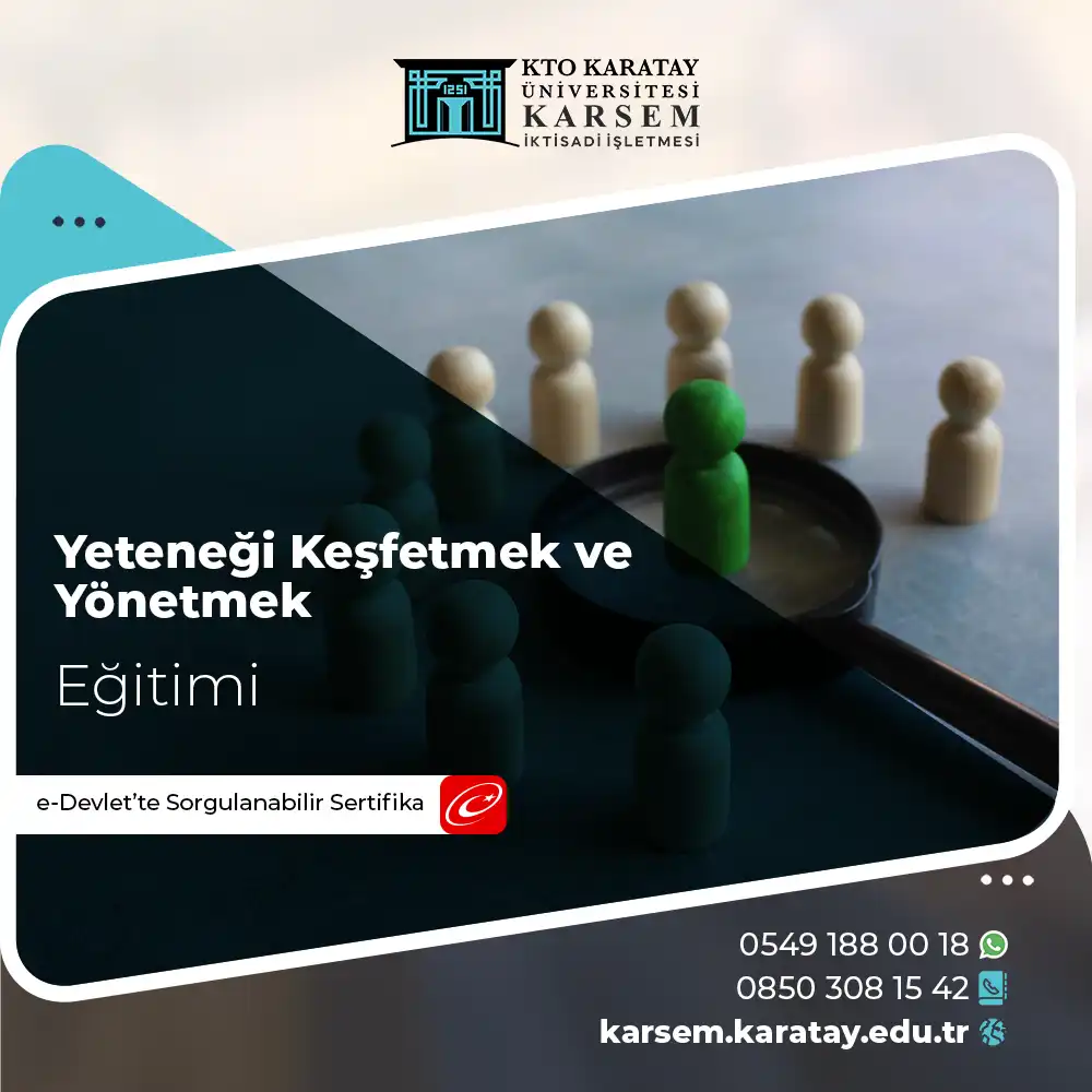 Yeteneği Keşfetmek ve Yönetmek Eğitimi Sertifika Programı